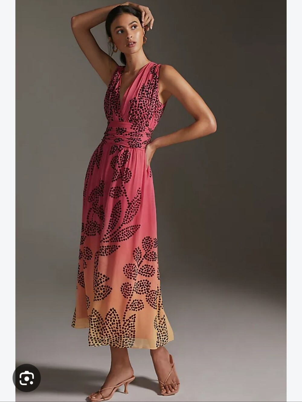 VERB By PALLAVI SINGHEE ANTHROPOLOGIE NWT Ombre Maxi Dress